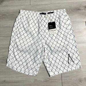 Sample BNWT Afends - Wired Ninety Eights - Men's Hemp White Shorts - Medium (32)